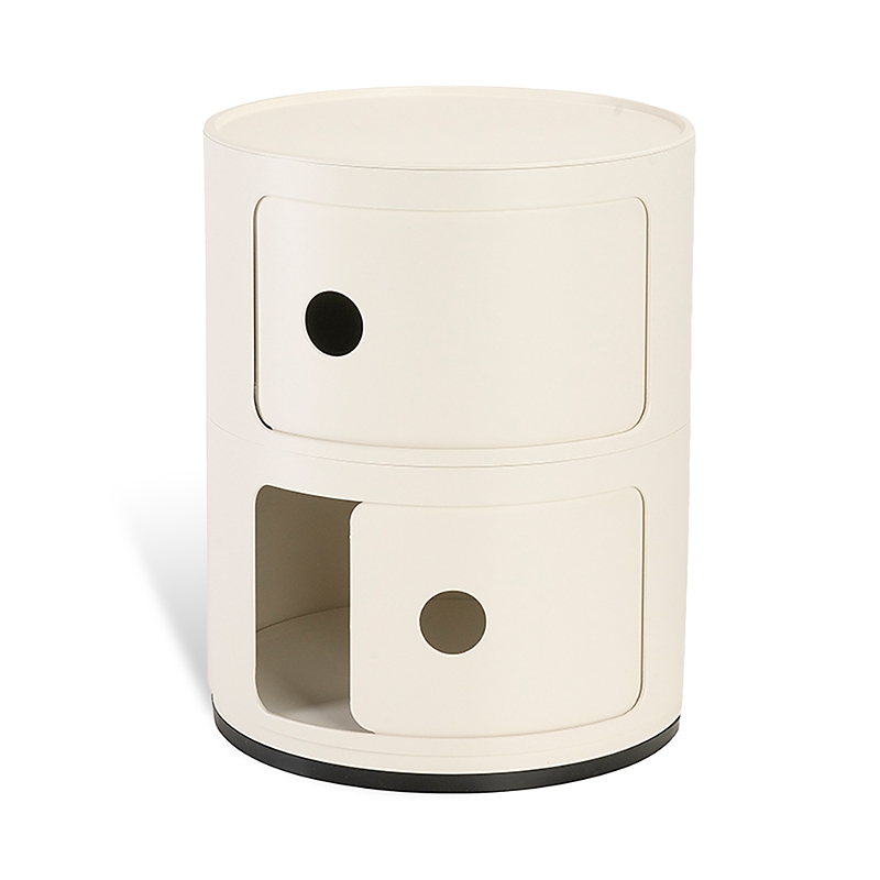 Shop Kartell Componibili Recycled 2 Tier Storage Tower In White