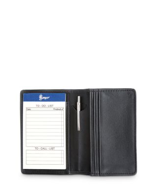 Leather Notepad Organizer Wallet