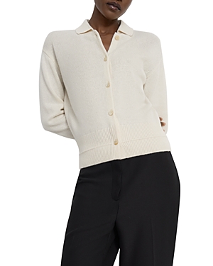 Theory Cashmere Cropped Cardigan