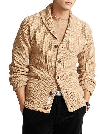 Polo Ralph Lauren Wool & Cashmere Regular Fit Shawl Collar Cardigan |  Bloomingdale's