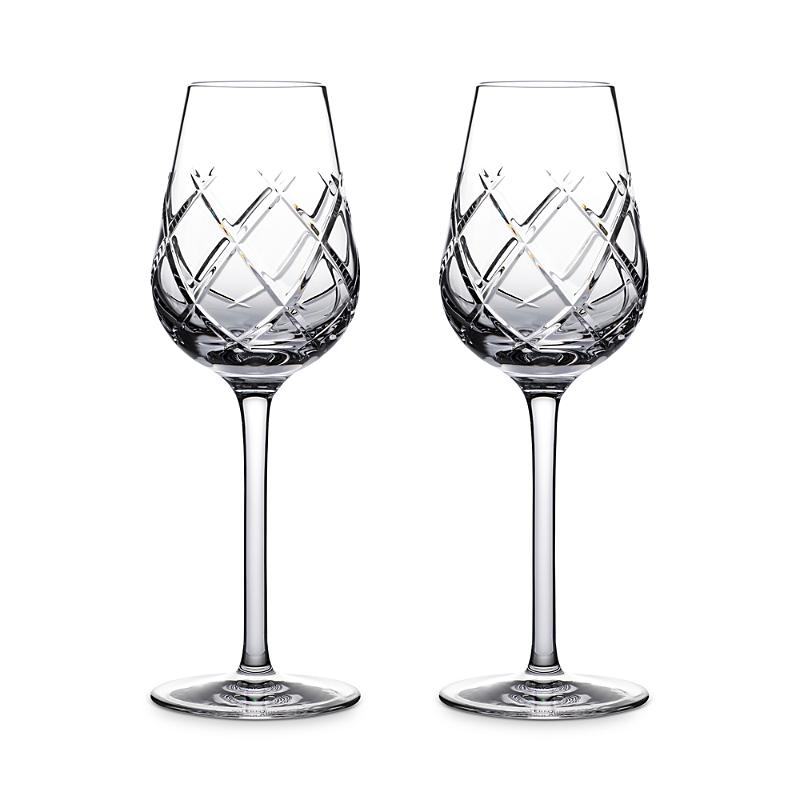 Waterford Connoisseur Olann Crystal-glass Cognac Glasses Set Of Two