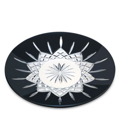 Lismore Black 12" Decorative Plate