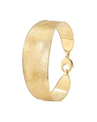 18K Yellow Gold Lunaria Bangle Bracelets