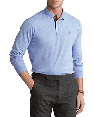 Polo Ralph Lauren Classic Fit Soft Cotton Long-sleeve Polo Shirt In Jamaica Heather