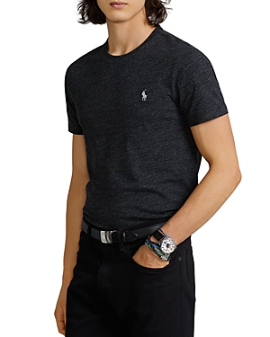 Polo Ralph Lauren Custom Slim-fit In Pima Cotton T-shirt In Black