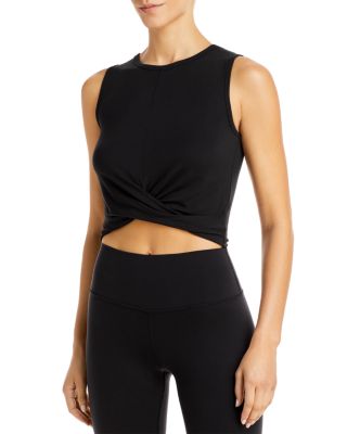 Alo Yoga - Cover Twist-Front Cropped Tank