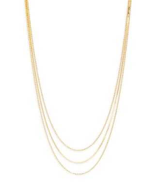 argento vivo herringbone chain necklace