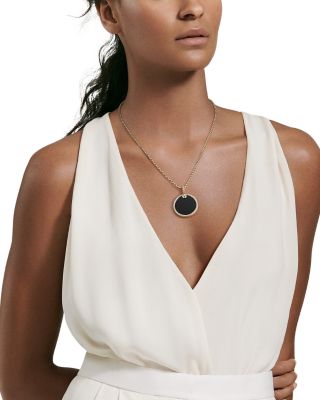 black onyx necklace women's