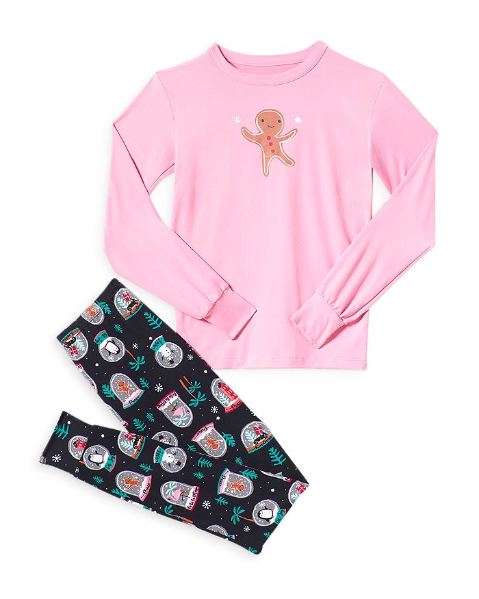 Big Kid Girls Snow Globes Timeless Pajama Set Bloomingdales Girls Clothing Loungewear Nightdresses & Shirts 