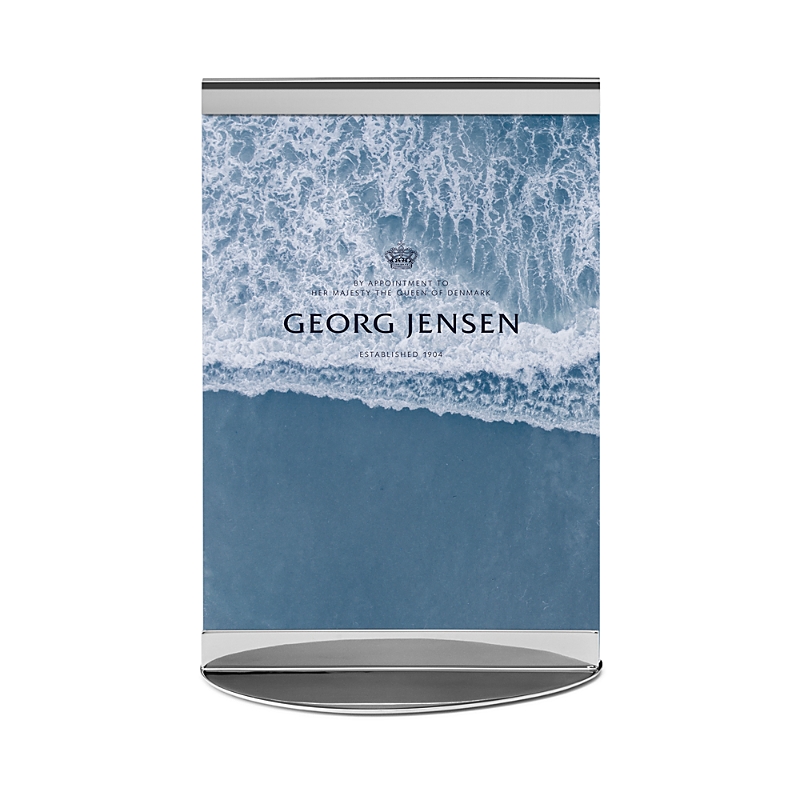 Georg Jensen Sky Stainless Steel Photo Frame In Silver
