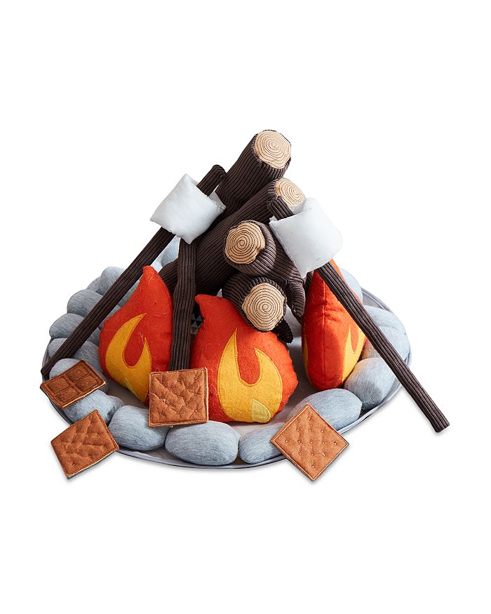 Wonder & Wise by Asweets Plush Campout Campfire & S'mores Play Set