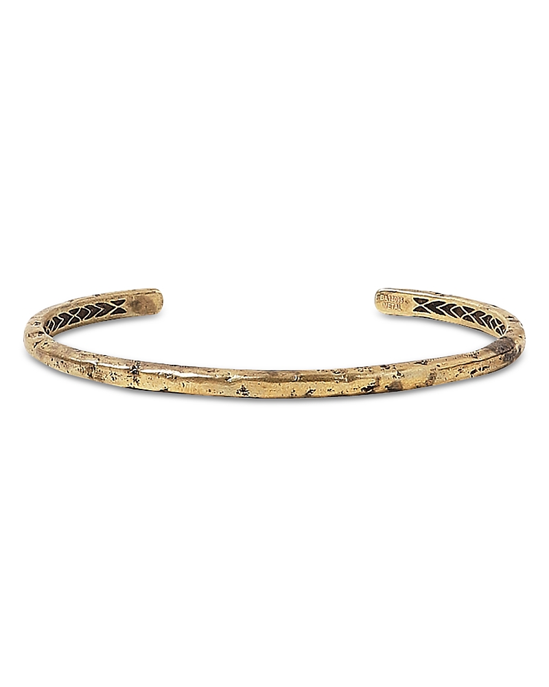 John Varvatos Collection Men's Brass Artisan Cuff Bracelet