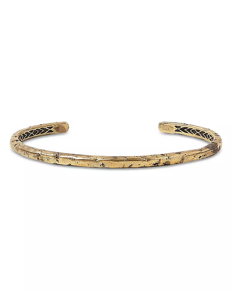 John Varvatos Collection Men's Brass Artisan Cuff Bracelet