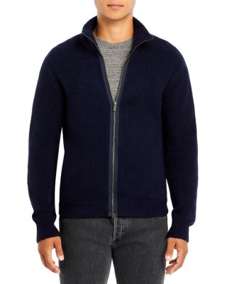 men's cotton full zip sweater