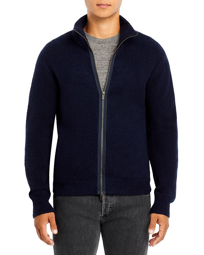 ATM Anthony Thomas Melillo Regular Fit Full Zip Mock Collar Sweater ...