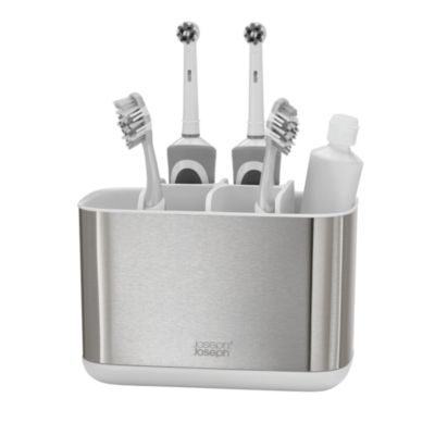 EasyStore™ Steel Large Toothbrush Holder