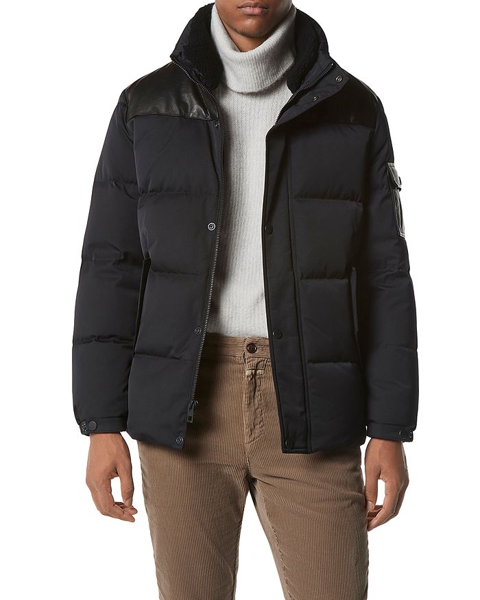 Andrew Marc - Ainsworth Yeti Quilted Trimmed Down Jacket