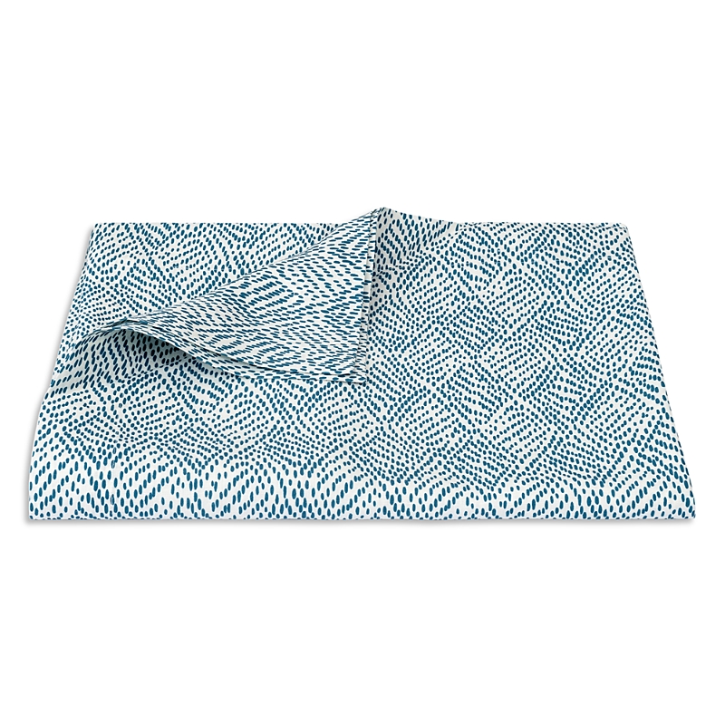 Matouk Duma Diamond Tablecloth, 126 X 70 In Blue