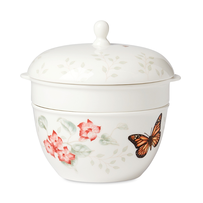 Lenox Butterfly Meadow 3 Piece Stackable Bowl Set In Multi
