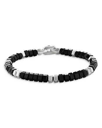David Yurman - Men's Spiritual Beads Hex Bracelet with Black Onyx