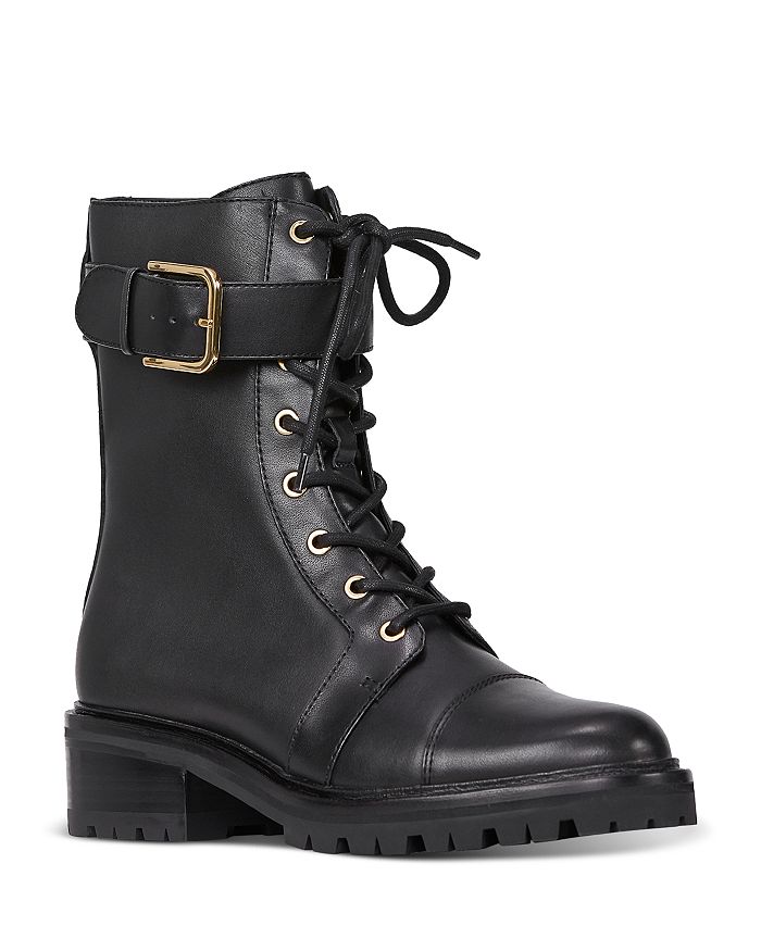 PAIGE Women's Bailey Buckle & Lace Up Booties | Bloomingdale's