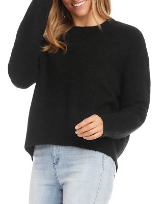 black high low sweater