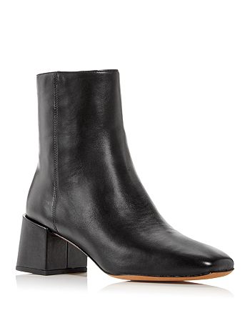 vince women's kaye block heel booties