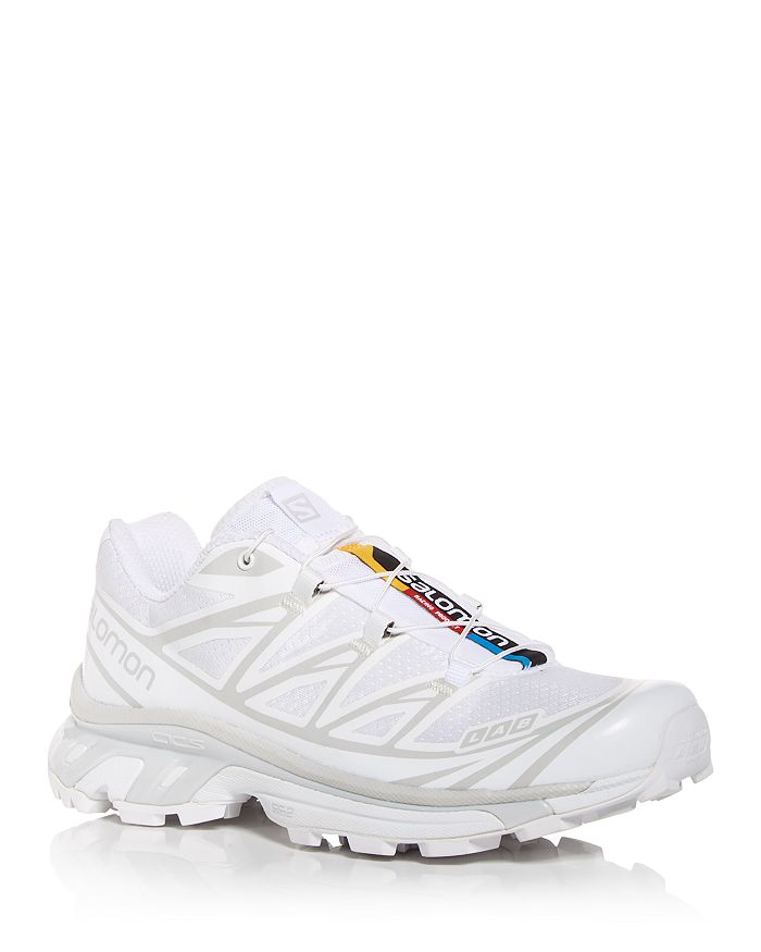 Shop Salomon Unisex Xt-6 Sportstyle Low Top Sneakers In White