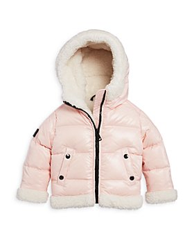 Baby Boy and Baby Girl Quilted Coat Jacket with Hood and Mits 