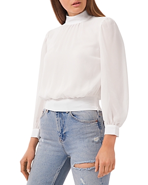 1.STATE MOCK NECK CROPPED TOP,8151077