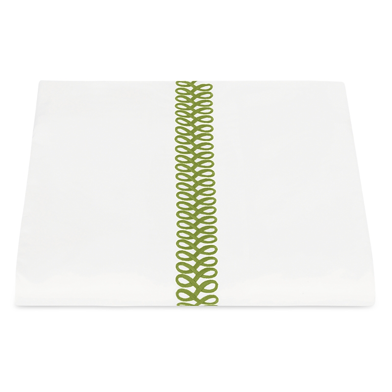 Matouk Astor Braid Duvet Cover, King In Grass