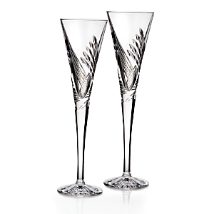 Shop Waterford Wishes Beginnings Toasting Flute Pair, Set Of 2