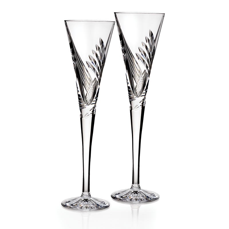 Waterford Wishes Beginnings Toasting Flute Pair, Set Of 2