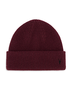 ALLSAINTS WOOL RAMSKULL EMBROIDERED BEANIE,AS200358