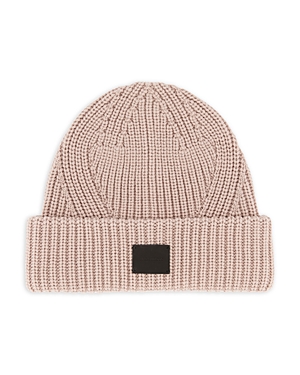 Allsaints Travelling Rib Beanie In Blush