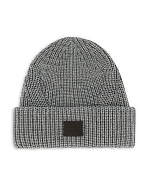 Allsaints Travelling Rib Beanie In Gray
