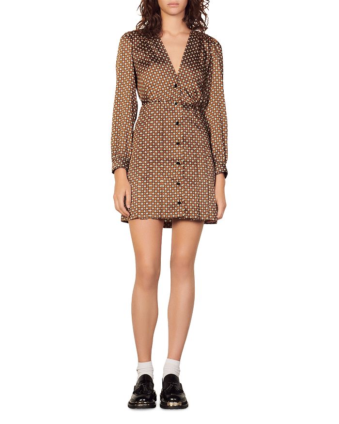 Sandro robe cheap foulard
