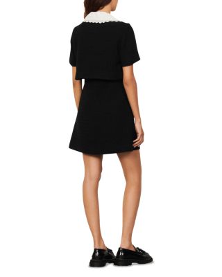 【SANDRO】Peter Pan Collar Short Dress 11709257_fpx.tif?$filterlrg$&