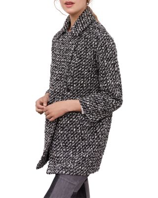 oversized tweed coat