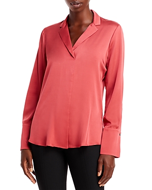 Kobi Halperin Rebekah Long-sleeve Silk Blouse In Blush