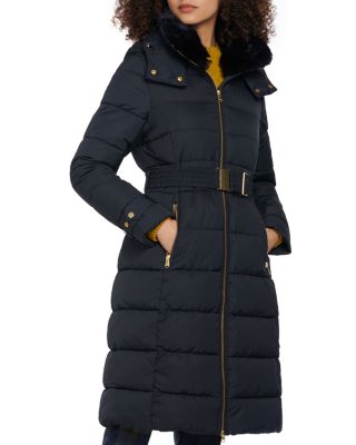 barbour fur lined parka