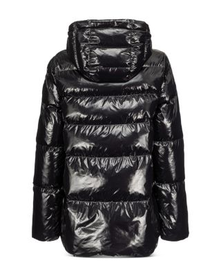 PINKO Glossy Puffer Coat | Bloomingdale's