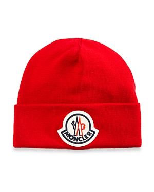 MONCLER LOGO WOOL BEANIE,G20913B00051A9526