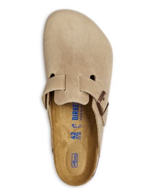 Men&#39;s Boston Clogs in Tobacco