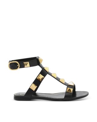 valentino gold studded sandals