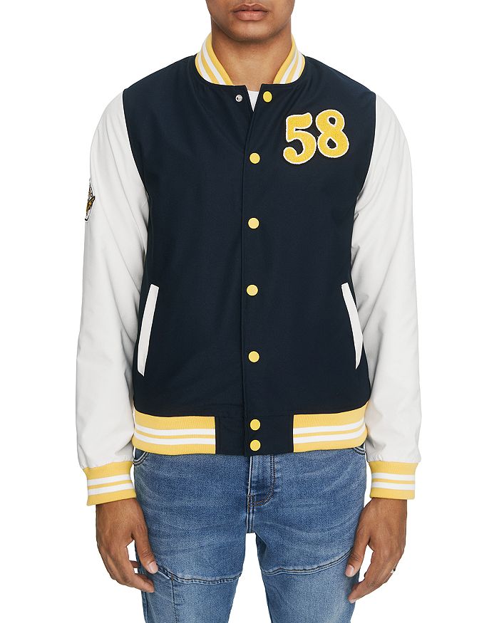 Eleven Paris Woven Varsity Bomber Jacket | Bloomingdale's