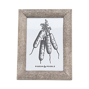 Shop Pigeon & Poodle Oxford Faux Shagreen Frame, 5 X 7 In Sand