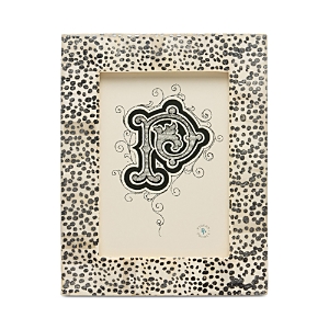 Pigeon & Poodle Ismailia Spotted Gold Bone Frame, 5 x 7