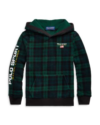 polo sport tartan hoodie