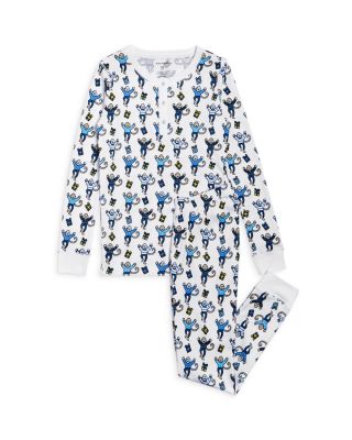 Roller Rabbit Unisex Monkey Nights Pajamas Baby, Little Kid, Big